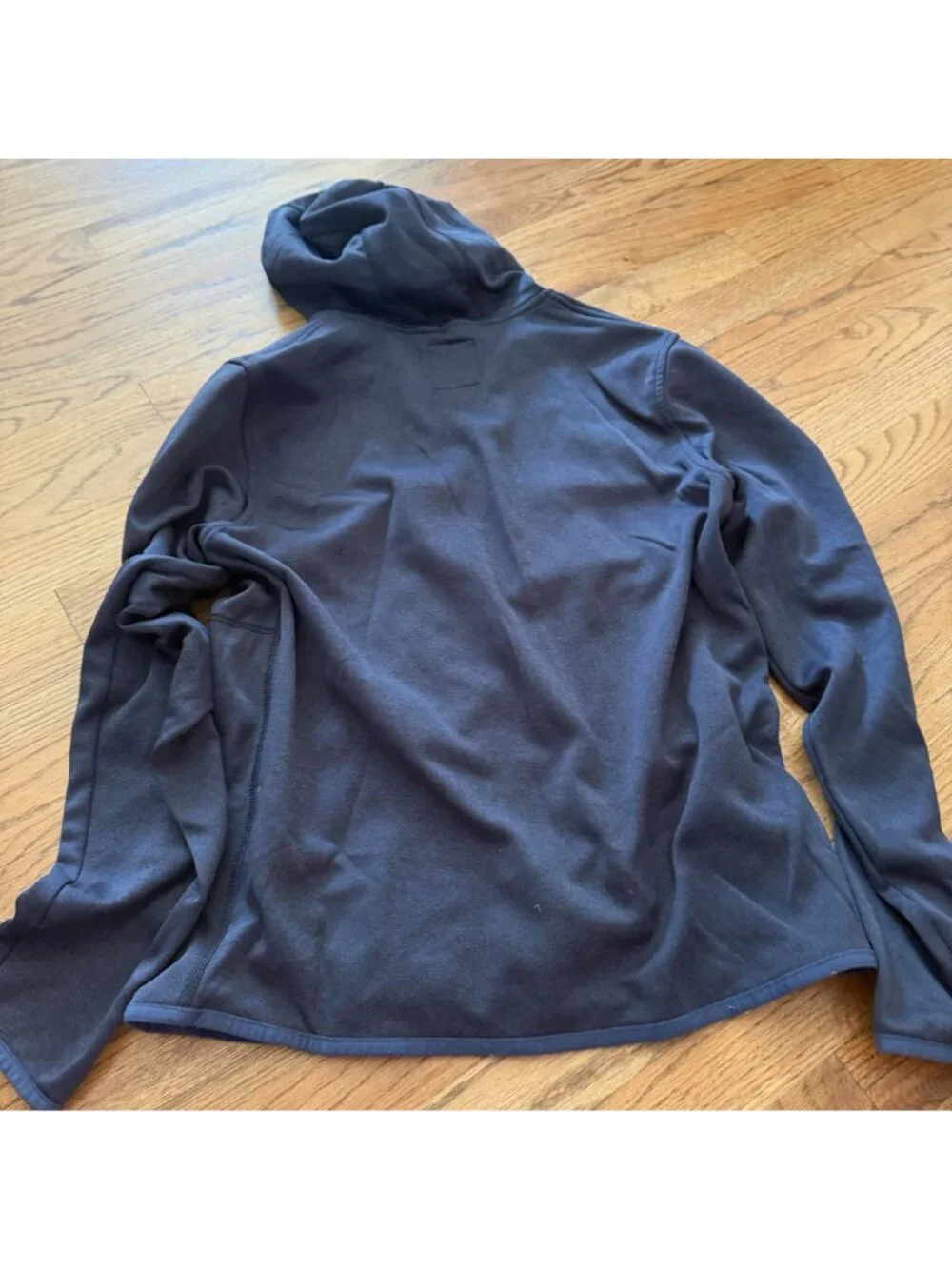 Timberland mens small blue hooded jacket zip up